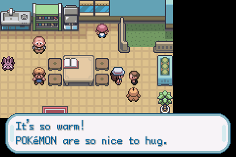 Pokemon are so nice to hug!